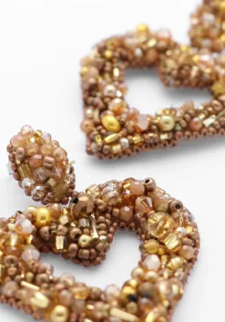 PAULIE POCKET oorbellen beaded hearts earrings><noscript><img width=