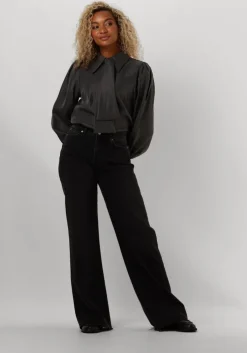 grijze aaiko blouses veronne tie shimm ray 517