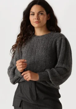 AAIKO grijze trui femme pes 377>DAMES Truien & Vesten