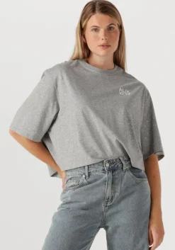 grijze alix the label blouses ladies knitted studded t-shirts