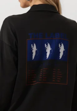 ALIX THE LABEL grijze maxi jurk ladies knitted maxi polo dress><noscript><img width=