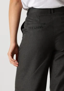 ALIX THE LABEL grijze pantalon ladies woven wide leg pants><noscript><img width=