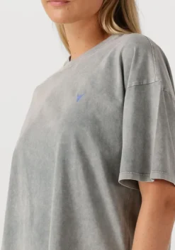 ALIX THE LABEL grijze t-shirt ladies knitted print t-shirt><noscript><img width=