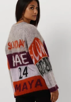 AMAYA AMSTERDAM grijze trui amaya race sweater><noscript><img width=