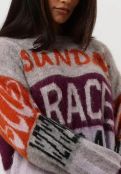 AMAYA AMSTERDAM grijze trui amaya race sweater><noscript><img width=