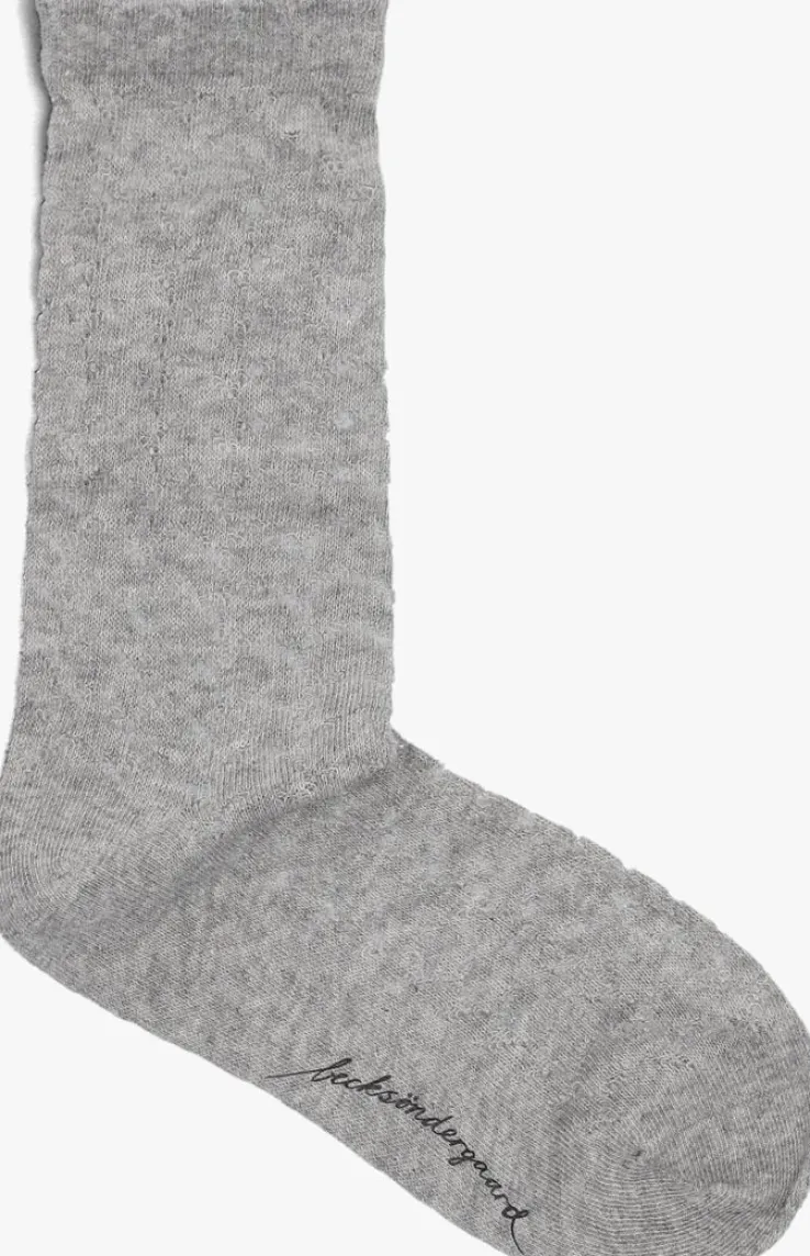 grijze becksondergaard sokken leofa cotta sock