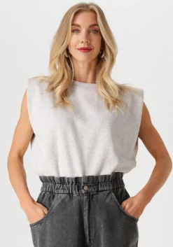 BY-BAR grijze blouses diede sweat top>DAMES Blouses