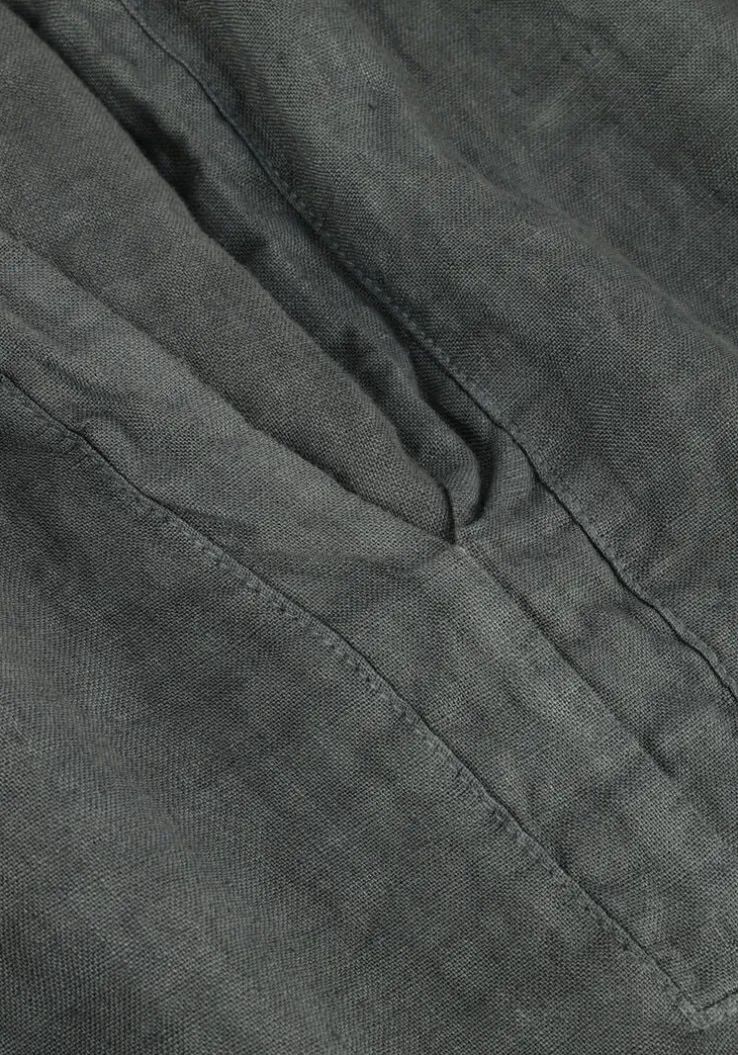 grijze by-bar mini jurk vina linen dress