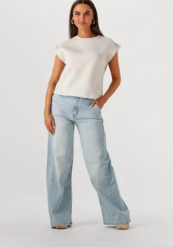 grijze by-bar tops & t-shirts mason pleats top