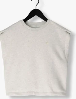 grijze by-bar tops & t-shirts mason pleats top