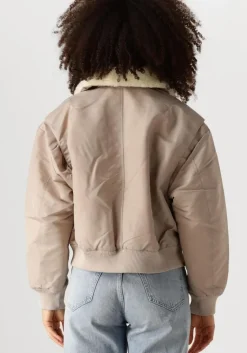 CALVIN KLEIN grijze jack satin aviator><noscript><img width=