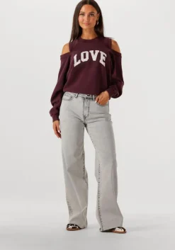 CATWALK JUNKIE grijze wide jeans loose fit jeans>DAMES Jeans