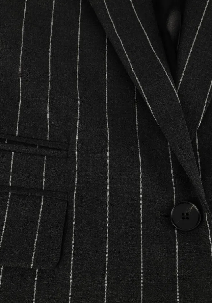 grijze co'couture blazer prescilla pin blazer