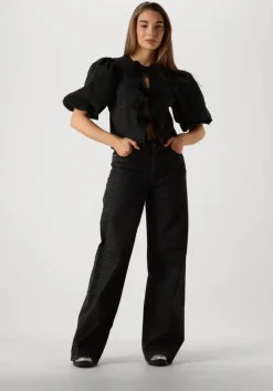 grijze co'couture blouses zebra bow blouse