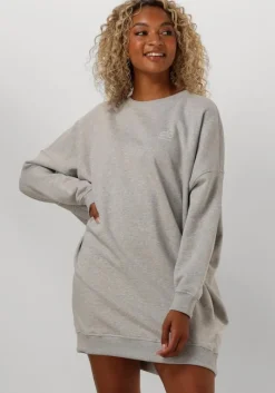 CO'COUTURE grijze co'couture mini jurk clean oversized sweat dress>DAMES Jurken