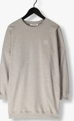 CO'COUTURE grijze co'couture mini jurk clean oversized sweat dress><noscript><img width=