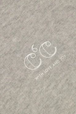 CO'COUTURE grijze co'couture mini jurk clean oversized sweat dress><noscript><img width=