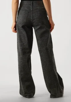 CO'COUTURE grijze co'couture pantalon zebra grey wide long pants><noscript><img width=