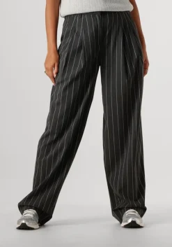 CO'COUTURE grijze co'couture pantalon prescilla pin pleat long pant>DAMES Broeken