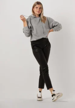 CO'COUTURE grijze co'couture trui solid choped hoodie>DAMES Truien & Vesten