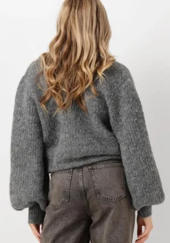 CO'COUTURE grijze co'couture vest corelie button knit><noscript><img width=