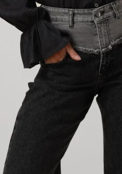 CO'COUTURE grijze co'couture wide jeans grey mix block long jeans><noscript><img width=