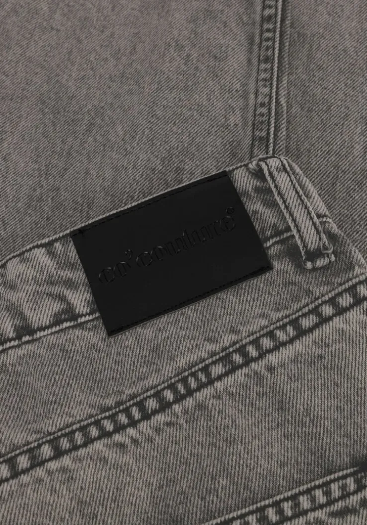 grijze co'couture wide jeans new vika long jeans