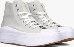 grijze converse hoge sneakers chuck taylor all star move