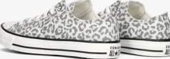 grijze converse lage sneakers chuck taylor all star lift ox