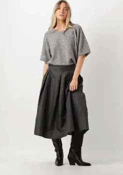 grijze copenhagen muse midirok cmsimi-skirt