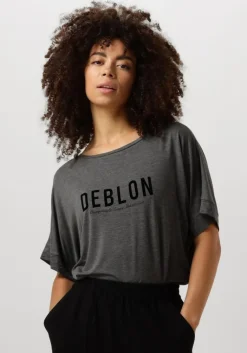 DEBLON SPORTS grijze t-shirt viola top short sleeve>DAMES Tops & T-Shirts