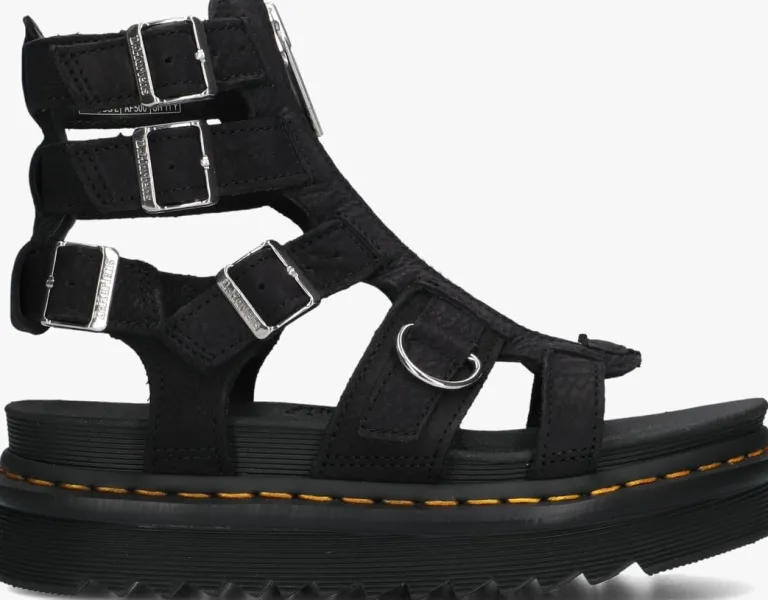 DR MARTENS grijze sandalen olson>DAMES Sandalen