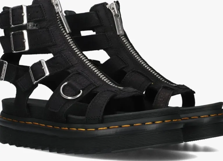 DR MARTENS grijze sandalen olson>DAMES Sandalen