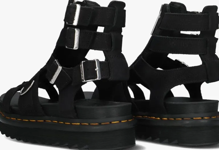 DR MARTENS grijze sandalen olson>DAMES Sandalen