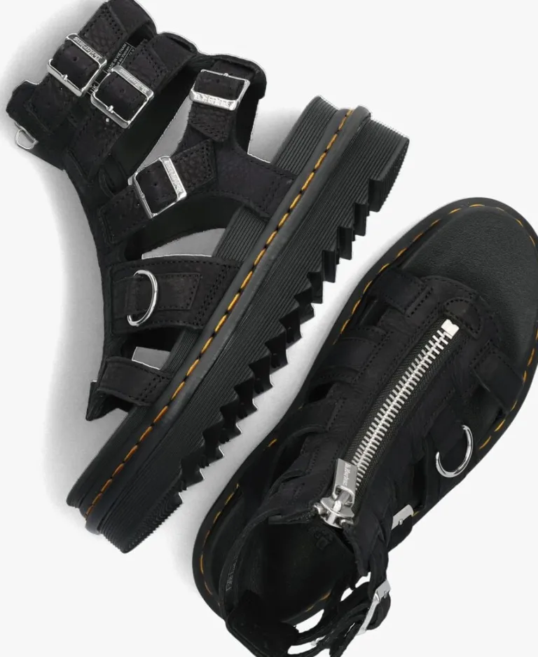 DR MARTENS grijze sandalen olson>DAMES Sandalen