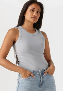 DRYKORN grijze top olina>DAMES Tops & T-Shirts