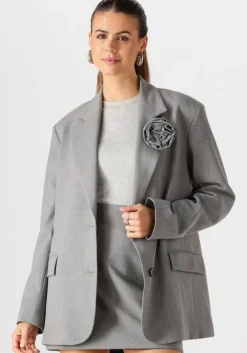 EDITED grijze blazer kainoa blazer with brooch>DAMES Blazers