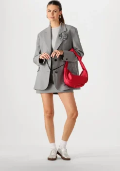 EDITED grijze blazer kainoa blazer with brooch>DAMES Blazers