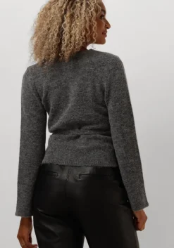 grijze envii vest enada ls v-knit 7216