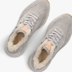 FRED DE LA BRETONIERE grijze lage sneakers mariola sign teddy lining><noscript><img width=