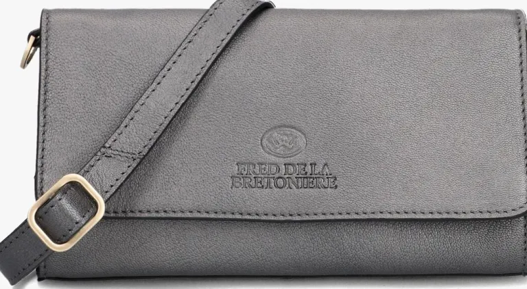 FRED DE LA BRETONIERE grijze crossbodytassen jaana crossbody bag>DAMES Schoudertassen