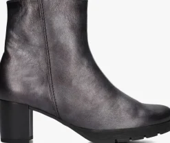 GABOR grijze enkellaarsjes 071>DAMES Enkellaarsjes