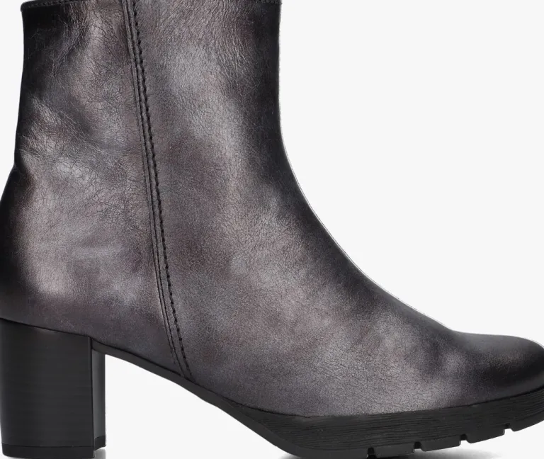 GABOR grijze enkellaarsjes 071>DAMES Enkellaarsjes