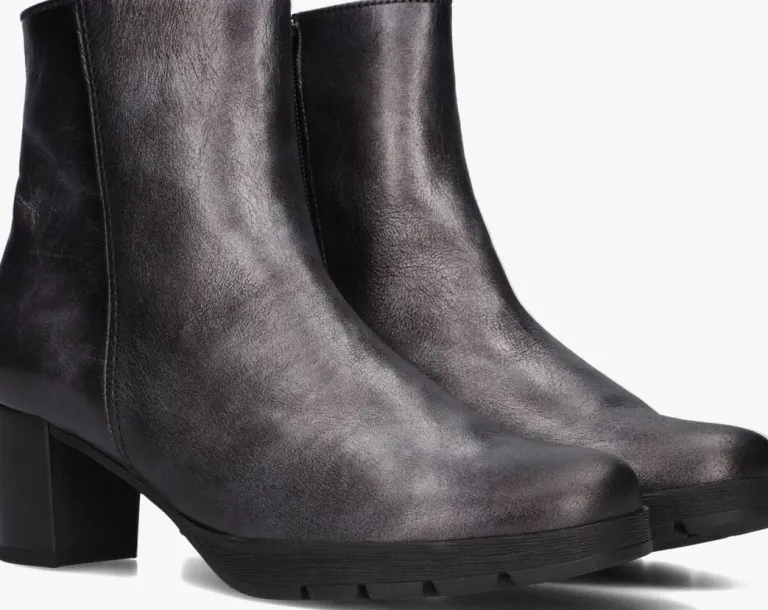 GABOR grijze enkellaarsjes 071>DAMES Enkellaarsjes