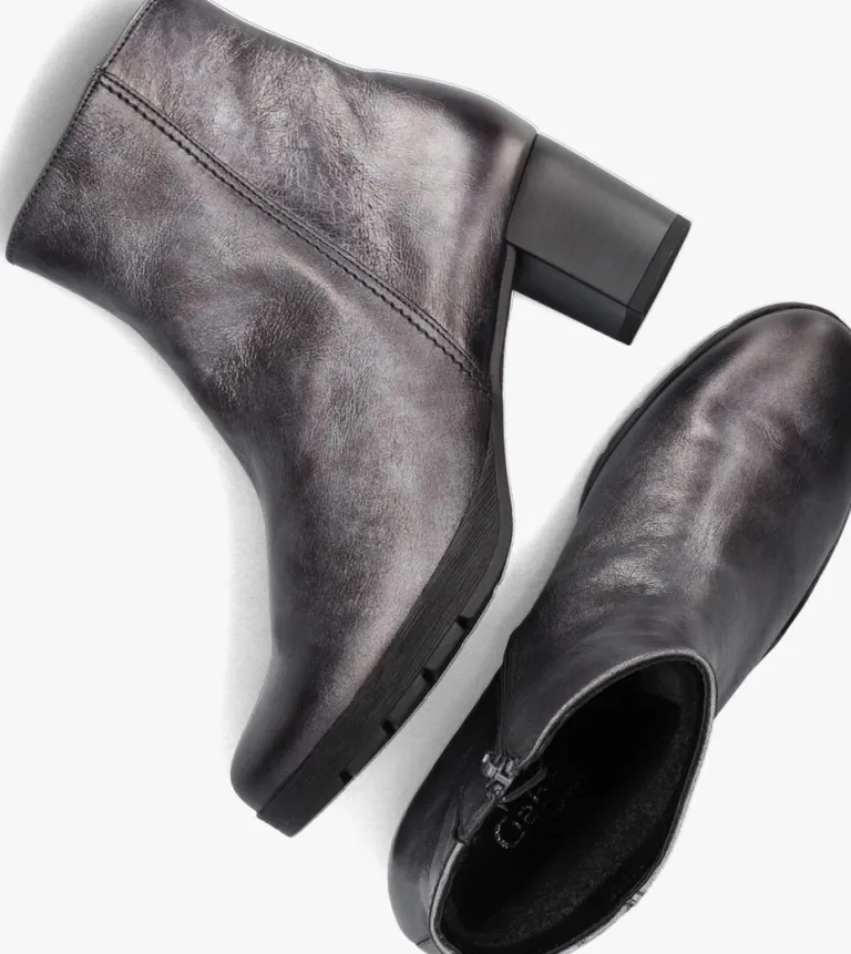 GABOR grijze enkellaarsjes 071>DAMES Enkellaarsjes