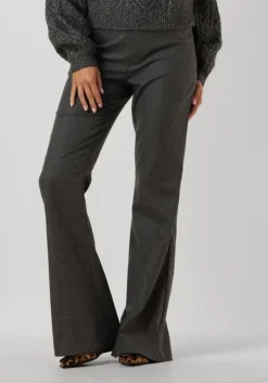 GESTUZ grijze flared broek paulagz flared pants>DAMES Broeken