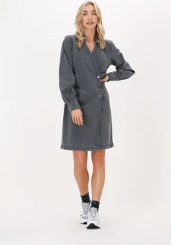 GESTUZ grijze mini jurk glendagz short dress><noscript><img width=