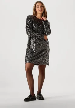 grijze gestuz mini jurk salinagz dress