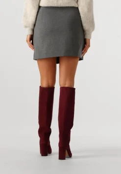 grijze gestuz minirok gzpaula melange mw wrap skirt