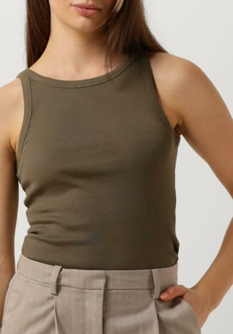 GESTUZ grijze top drewgz sl top>DAMES Tops & T-Shirts